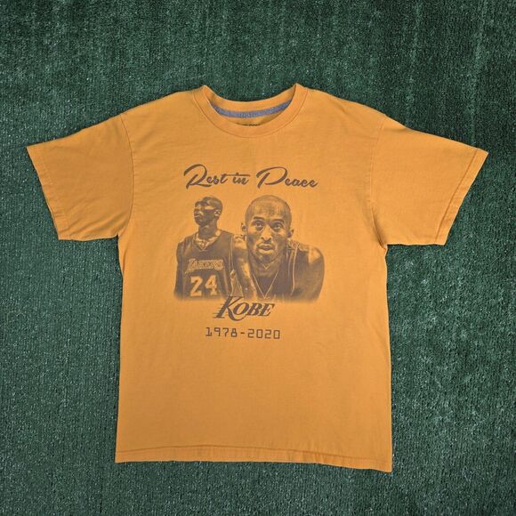 Volcom Kobe Bryant Black Mamba R.I.P. Shirt Size Medium Los Angeles Lakers RARE - Picture 2 of 7